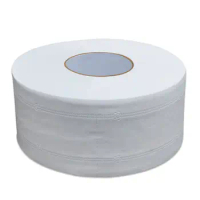 Thicken 4-Ply Large Toilet Roll Paper Embossed No Fluorescent Jumbo Bath Tissue