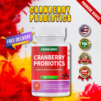 Probiotics Supplement with Cranberry, Digestive Health, 50 Billion CFU, 18 Strains, Prebiotics & Pro