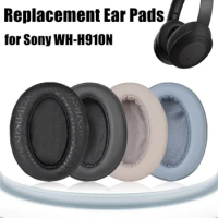 1Pair Rebound Memory Sponge Ear Pads Earmuff Replacement Leather Ear Cushion Soft Buckle Headphone Accessories for Sony WH-H910N