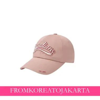 MLB Varsity Vintage Cursive Damage Unstructured Ball Cap - Cleveland LightPeach