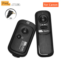 Pixel Oppilas RW-221 E3 Wireless Shutter Remote Control for Canon EOS RP R6 R7 R8 R10 90D 850D 200DII 700D 80D 77D 60D 800D 650D