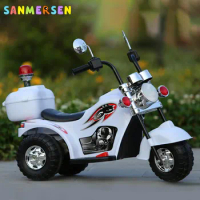 Little Electric Motorcycle Children's Tricycle 3 Wheels Scooter Kids Ride-On Toys Car Vehicle Cool Bike for Child Drive