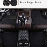 High quality! Custom special car floor mats for Subaru XV 2022-2018 durable waterproof double layers carpets rugs,Free shipping