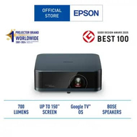 Epson Lifestudio Pop Plus EF-62N Home Projector Sound by BOSE Google TV 700 lumens 4KE PUTIH