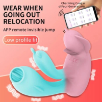 App Remote Control Wearable Panty Vibrator G Spot Clit Massager Panties Vaginal Stimulation Rabbit Vibrating Sex Toys For Women