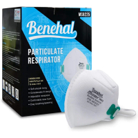 (Hộp 20 cái) Khẩu trang N95 BENEHAL MS8225 chính hãng (chuẩn NIOSH N95 Hoa Kỳ) màu trắng, chống bụi 