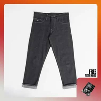 Prodigo * Nubi Celana Denim Pria Black indigo I Celana Denim Selvedge Accent I Celana Jeans Pria 30