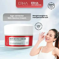 ERHA Age Corrector Skin Revive Cream 28g - Krim Moisturizer Wajah Menyamarkan Kerutan + Peptides
