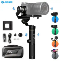 Feiyutech G6 Plus Micro Single Stabilizer Stable Handheld Gimbal Stabilizer 3-Axis Compatible Phone GoPro Focus Camera, Payload