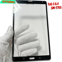 5Pcs Replacement For Samsung Tab S 8.4 T700 T705 T707 LCD Screen Front Outer Glass Panel Parts Replace