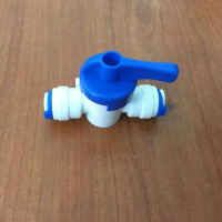 Ball Valve 6mm 1/4” Tube OD Port Plastic Water System Connector