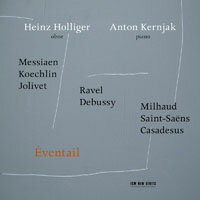 亨氏．霍利格／安東．克納克：法國音樂的扇子 Heinz Holliger / Anton Kernjak: Éventail (CD)【ECM】