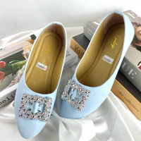 Flat Shoes Wanita Simple Kekinian. Sepatu Kantor Wanita. Sepatu Wanita Datar Simple Kualitas Premium