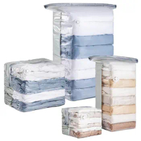 Vacuum Storage Bags,Press To Exhaust Self-lock Space Saver Organize Bag,Cube Space Bags,for Blanket Clothes Bedding Bags