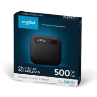 【Crucial 美光】X6 500GB Type-C USB 3.2 Gen 2 外接式ssd固態硬碟 (CT500X6SSD9)