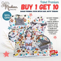 LC - PAKET PREMIUM BUY 1 GET 10 SOFA BAYI/ BEDCOVER/ MATRAS BAYI/ SELIMU TOPI/ GENDONGAN SAMPING/TAS