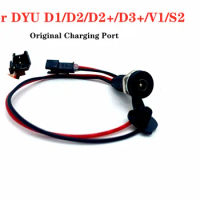 Original Charging Port Interface Cable for DYU D1/D2/D2+/D3+/V1/S2 Electric Bicycle Charging Port Replacement Accessories