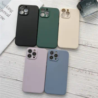 Square Silicone Soft Phone Case For Xiaomi Mi POCO X3 X4 Pro NFC M4 M3 12 10T 11T 11 Lite Ultra Lens Protection Shockproof Cover