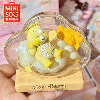 Genuine Miniso Care Bears Blind Box Weather Forecast Series Blind Anime Figures Mysterious Surprise Box Tabletop Ornaments Gift