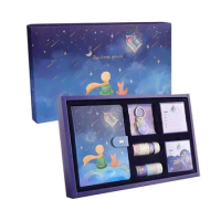 The Little Prince Guardian of Rose Sunset Appointment book Weekly Daily Schedule agenda A5 journal diary notebooks gift box set