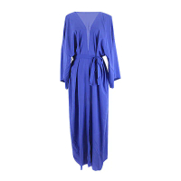 New Rayon Loose Long Cardigan Beach Sun Protection Coat Seaside Vacation Bikini Blouse Swimsuit Outw