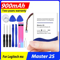 Large Capacity Battery Master2s 900mAh for Logitech M-RO052 MX Anywhere 2 Master 2 2s 3 MXMaster2 MXMaster2s MXMaster3