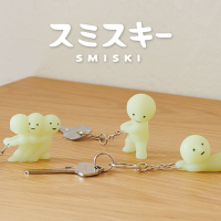 Smiski 不可思議的夜光精靈-托運鑰匙圈