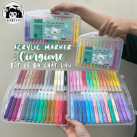 [t15l11] Bút vẽ Acrylic Marker Giorgione đa chất liệu 12/24/36/48/60 màu