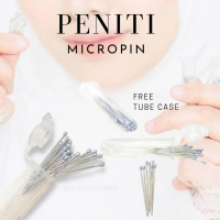 Terlaeis Premium Supplement PENITI Micropin (30pcs with tube) Stainless steel cap pin| Pin tudung ta