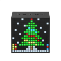 HOT Sell in azon Divoom Timebox Evo Portable Pixel Art Speaker with 256 Programmable LED Panel 3.9 x 1.5 x 3.9 inch