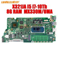 X321JA Laptop Motherboard For ASUS Vivo Livro S13 S333JP X321JP X321JQ i5-1035G1 i7-1065G7.MX330/UMA GPU. 8G RAM.