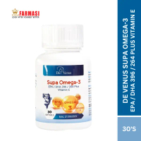 DE VENUS SUPA OMEGA-3 30's ( EPA / DHA396 /264 & VITAMIN E )