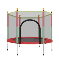 High Quality Trampoline for Children Exercise Trampoline with Protective Net Equipped Indoor Sports Entertainment Support 150 KG