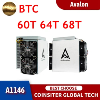 Btc Miner Avalon 1126 PRO 60T 64T 68T Bitcoin Crypto Mining Machine Avalonminer A1126 In Stcok