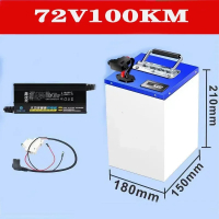 Electric vehicle lithium battery60v72Vsuper capacity 200km lithium  electric motorcycle tricycle lit