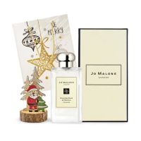 【Jo Malone】香水璀璨組 100ml+木質擴香擺飾(多款可選-英國梨/青檸羅勒/鼠尾草/黑莓子-國際航空版)