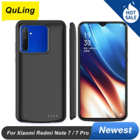 QuLing 6500 Mah For Xiaomi Redmi Note 7 Battery Case Note 7 Pro Phone Cover Power Bank For Redmi Note 7 Pro Battery Charger Case