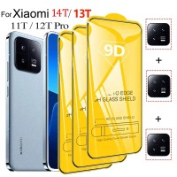 กระจกนิรภัย 1~3 ชิ้น สำหรับ Xiaomi 14T ฟิล์มกันรอยหน้าจอ Xiaomi 13/Xiaomi 13T ฟิล์มกล้อง Xiaomi 12 T
