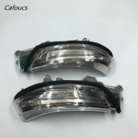 Cafoucs LED Rearview Side Mirror Lights Turn Signal Lamp For Toyota PRIUS REIZ WISH MARK X CROWN AVALON