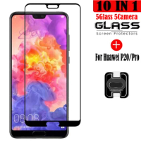 Full Cover Full Glue Tempered Glass For Huawei P20 Pro Screen Protector Glass For Huawei P20 Camera Film