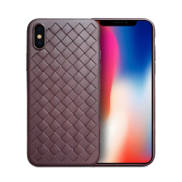 【GCOMM】iPhone Xs Max 經典編織紋保護套 古典棕 Classic Weave(iPhone Xs Max 編織紋)