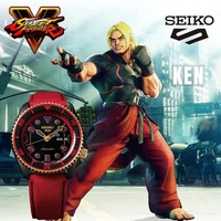 Seiko SRPF20 SRPF20K1 Seiko 5 Sports x Street Fighter V β KEN ββRush βnβ Blazeβ Automatic 24 Jewels