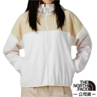 【The North Face】女新款 輕薄防潑水透氣抗UV連帽風衣外套(亞洲版型)/4UB4-486 米白 N
