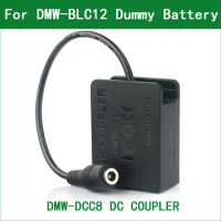 DMW-DCC8 DC Coupler Power Connector DMW-BLC12 Dummy Battery for Panasonic DC-FZ1000M2 FZ10002 FZ1000 II G90 G91 G95 G99