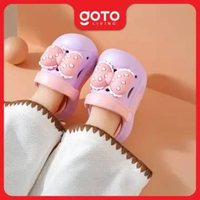 Goto Kikoo Slipper Kids Sandal Anak Perempuan Lucu Empuk Anti Slip 24/25 PURPLE