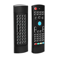 Air Mouse for Android Tv Box, Mini Wireless Keyboard Air Remote Mouse Control with RGB Backlit MX3 Pro IR Learning