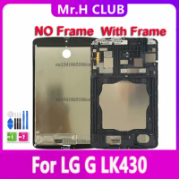 New 7" LCD For LG G Table 7.0 LK430 LCD Display Touch Screen Digitizer Assembly Frame Replacement Replair Parts For LG LK430