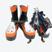 Aosta Arknights Cosplay Shoes Comic Anime Game Cos Long Boots Cosplay Costume Prop Shoes for Con Halloween Party