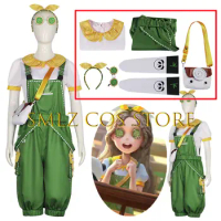 Game Identity V Cosplay Anime Girl Panda Friend Little Cosplay Costume Identity V Green Rompers Uniform Accessories