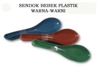 Sendok Bebek Plastik Warna-Warni - Alat Makan